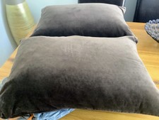 2 x Ikea Sanela Kissen 40 x 60 cm braun