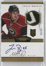 2013-14 Panini Dominion Rookie Gold 36/50 Jonas Brodin #164 Patch Auto 2b6