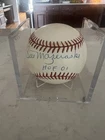 Bill Mazeroski Autographed Official MLB Baseball Pittsburgh Pirates HOF 01