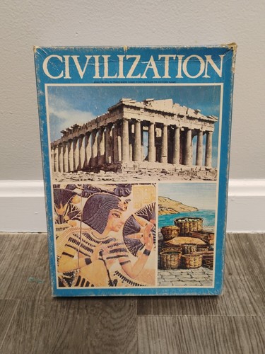 Vintage Civilization Bücherregal Brettspiel Heroic Age 1982 Avalon Hill komplett