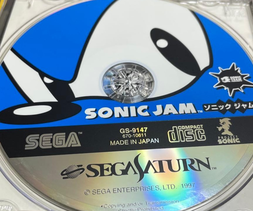 Sonic Jam Sega Saturn Disc Only Used Tested Japanese ver