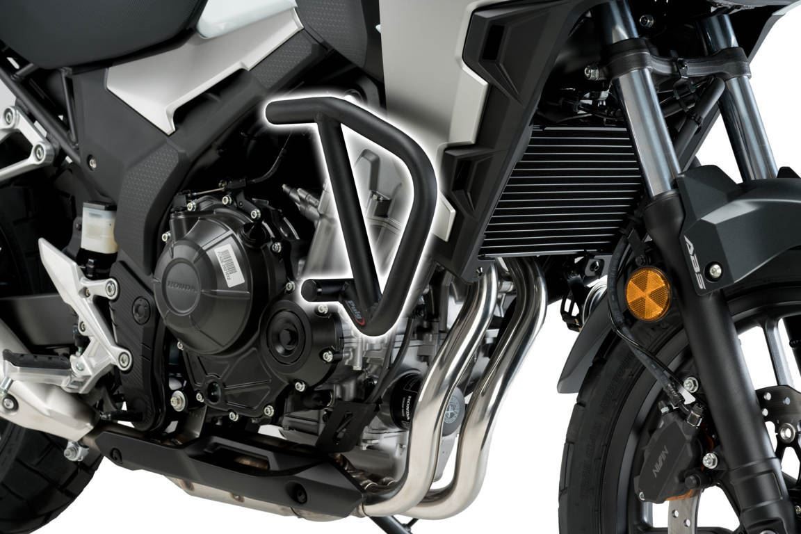 Puig Black Engine Guards Honda CB 500 X 2019-2024