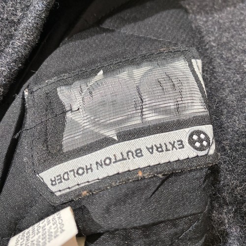 Gap Wool Jacket Mens Medium Dark Grey Harrington Bomber Collared USA - Picture 8 of 11