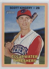 2016 Topps Heritage Minor League Edition Peach Border 4/25 Scott Kingery #10 1j2
