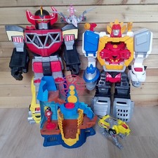 Imaginext Power Rangers Megazord Action Figure Playset Bundle Working