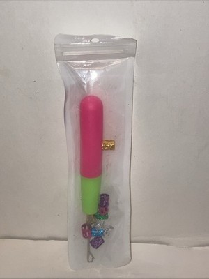 Crochet Latch Hook Skill Needle for Hair Micro Braid Needle Dread Lock W/beads