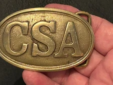 CSA reproduction belt buckle by G.W.
