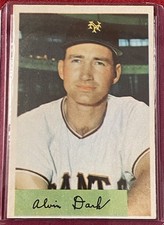 1954 Bowman Al Dark #41 New York Giants