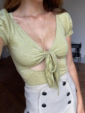 Vintage Patrizia pepe cotton top, Sexy open n...
