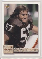 1992 Upper Deck Clay Matthews #215 d5h