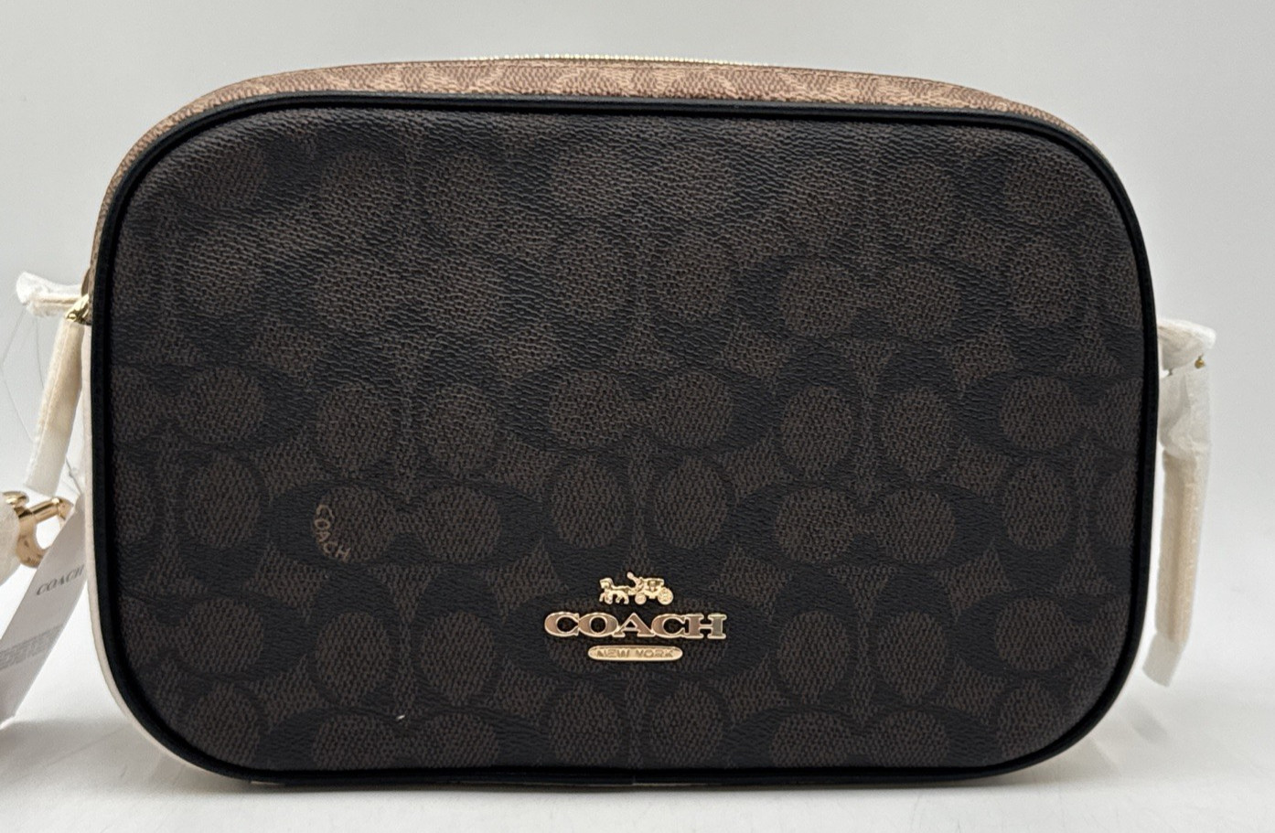 Coach Signature Jes C1767 Crossbody Bag - Im/Khaki Brown Multi