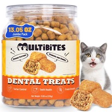 13.05oz Dental Treats for Cats Small Dogs - Healthy Cat Teeth Cleaning Trea...