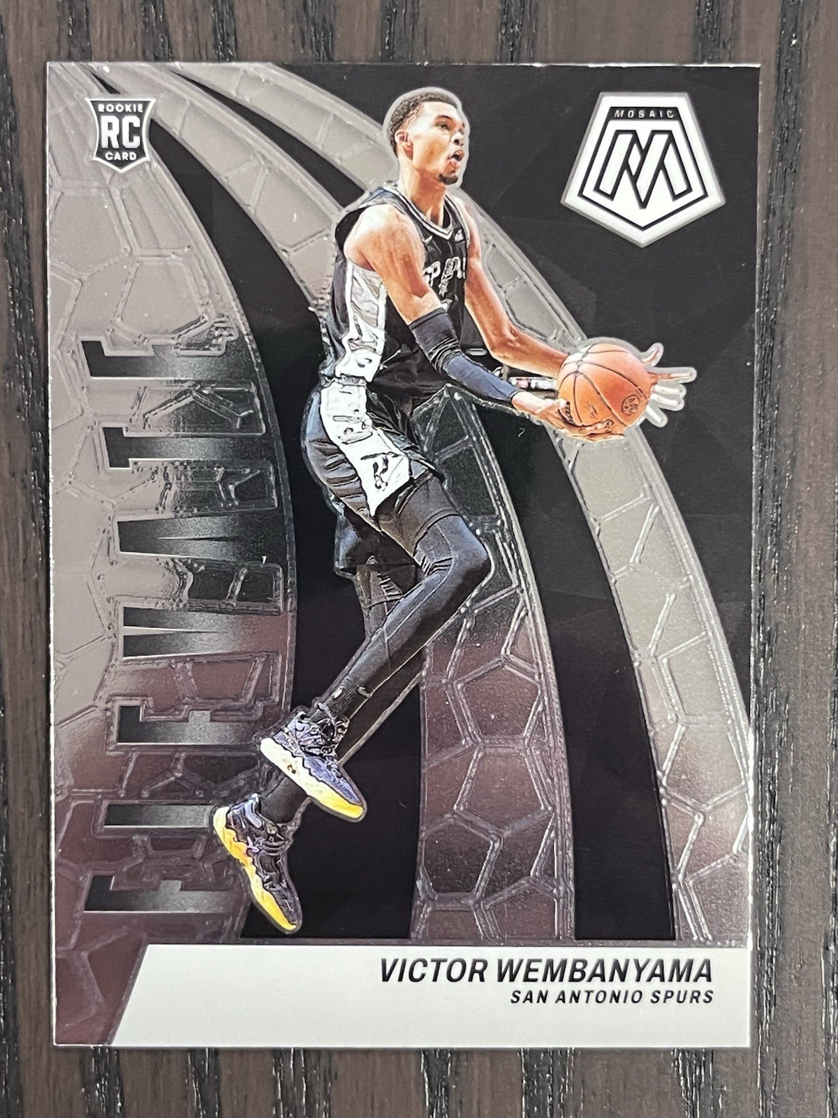 2023-24 Mosaic Victor Wembanyama Elevate Rookie RC Insert #18 Spurs
