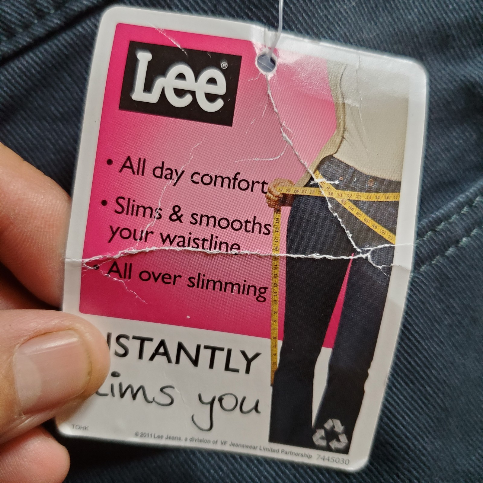 Lee Classic Fit At The Waist Pants Size 14 Medium image 7