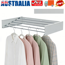 Foldable Wall Mounted Clothes Drying Rack Laundry Towel Hanger Balcony Airer