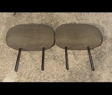 Lkq Oem 08-13 Toyota Highlander Rear Back Seat Outer Headrests Pair Tan Cloth Lkq Oem 08-13 Toyota Highlander Rear Back Seat Outer Headrests Pair Tan Cloth