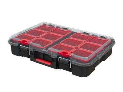 Keter ROC 251491 Stack N Roll Werkzeugkiste Koffer Organizer KETSNRORG