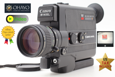 Read [Exc+5] Canon 514XL 9-45mm f1.4 Super 8mm Movie Film Camera