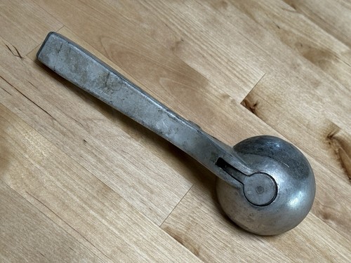 Cuchara de helado de aluminio vintage con resorte para pulgar cuchara de liberación de botón pulsador - Imagen 3 de 3
