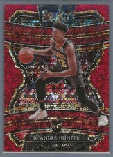 2019-20 Panini Select De'Andre Hunter Red Disco Prizm Concourse Rookie /49 #40
