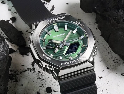 CASIO G-SHOCK GBM-2100A-1A3DR Solar Bluetooth Green Dial 200M