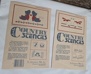 Country Stencils Geese And Dolls