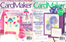 CardMaker Magazines Lot of 2 Spring and Winter 2015