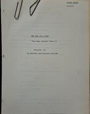 One Day at a Time TV-Show-Skript mit dem Titel "Der Rennfahrer, Teil zwei"