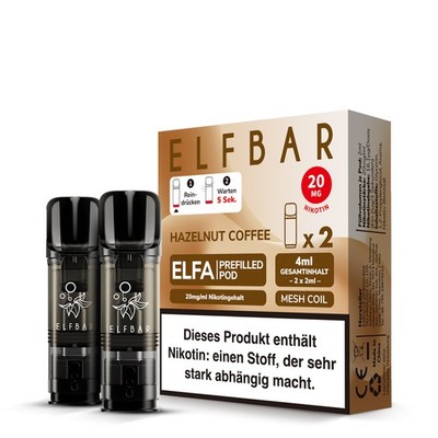 ELFBAR ELFA Pods 20mg - alle Sorten - original ELF BAR Pod System 
