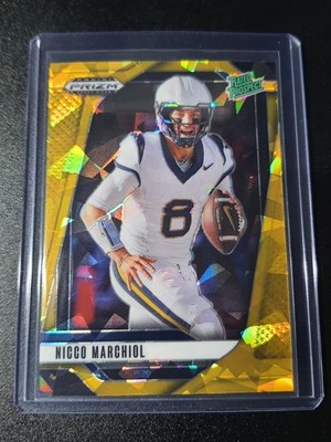 Nicco Marchiol - Prizm Draft 2025 - West Virginia - Rated Prospect - Gold Ice