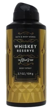 Bath & Body Works Whiskey Reserve Men's Body Spray Mist Cologne 3.7 oz New