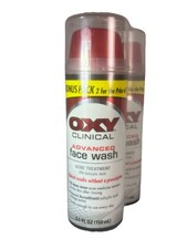 OXY Advanced Face Wash ORIGINAL FORMULA 2 Salicylic Acid 5.1 Oz TWO PACK