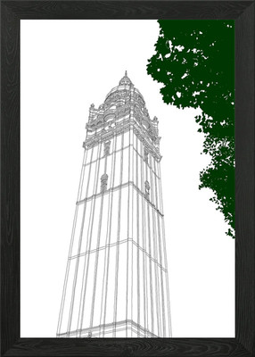 London Queens Tower Gerahmtes Wandbild Poster Leinwanddruck Bild