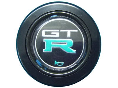 Nissan Skyline GT-R Horn Button Teal Green JDM Hakosuka Japan R32 R33 R34 MOMO