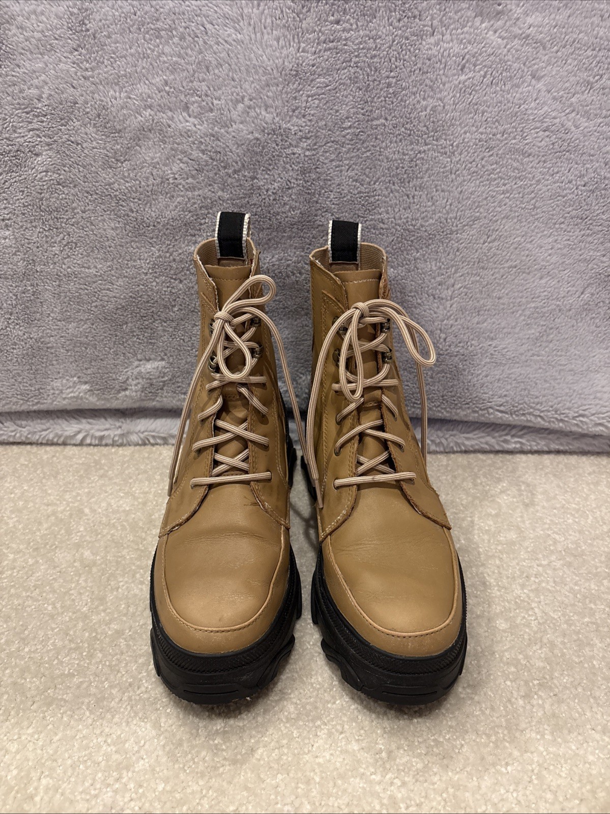 Sorel Brex Boots Women’s Size 7.5 NL4305-253 Waterproof Lace UpBrown Heavy