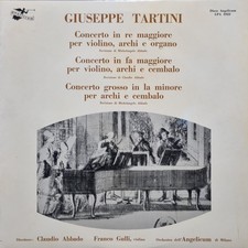 Tartini – Concerti / Franco Gulli, Angelicum Orchestra - LP