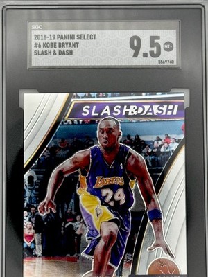 2018-19 Panini Select - Slash and Dash Kobe Bryant #6 Silver Prizm