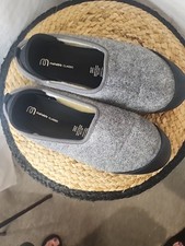 mahabis classic slippers Eu Size 40 W9 Indoor Outdoor Removable Soles Wool...