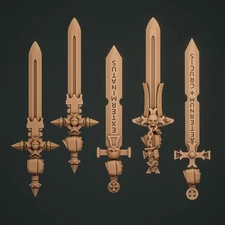 10-20x  Templar Crusader Variety Swords