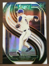 2025 Panini Select Craig Yoho White Prizm 28/99 Premier Level