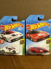 (2) Hotwheels Lamborghini Countach Pace Cars Read Description