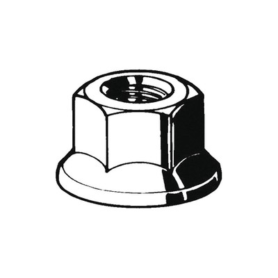 GRAINGER APPROVED M11590.200.0001 FlngNt,Stl,Zinc Plated,30x20mm,25PK ...