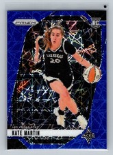 2024 Panini Prizm WNBA Kate Martin #126 Blue Velocity Prizms Las Vegas Aces