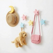 6 Pcs Kids Coat Hooks Cute Wall Mount Rack Decorative Colorful Wall Rack Wood...