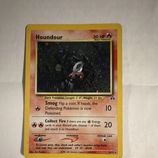 Pokémon TCG Houndour Neo Discovery Holo Unlimited Holo Rare Card 5/75 50 HP on eBay