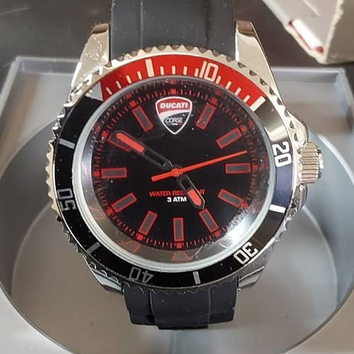 Ducati Corse Watch W/ Black Strap-Needs Battery