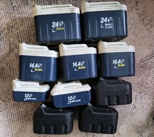 10x alte Makita Akkus 24V 14,4V 12V *Ni-MH*B2430 B2433 B1427 B1233*Akkuschrauber