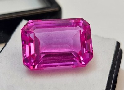 Awesome Pink Sapphire Emerald Cut 15-17 Ct Natural Loose Gemstone EGL Certified