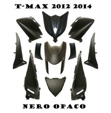 KIT CARENE TMAX 530 2012 2013 2014 NERO OPACO SCOCCHE PLASTICHE 11 PEZZI