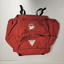 Vintage Bike-pack System Red Motorcycle Tail Bag Luggage Pack N2